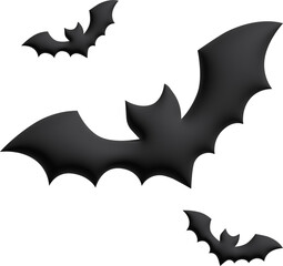 Halloween bat and bats