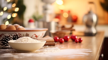 Christmas baking, holidays recipe and home cooking, holiday bakes, ingredients and preparation in English country cottage kitchen, homemade food and cookbook