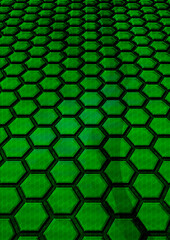 Abstract honeycombs background