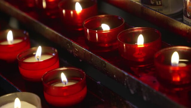 Vatican candles of memory prayer faith