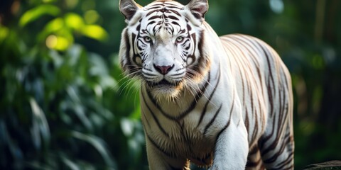 White Tiger Serenity in the Wild