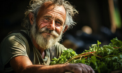 Hands That Feed the Nation: Portrait of an Agricultural Worker.