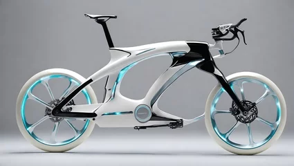 Foto op Aluminium A futuristic bicycle of modern engineering © Hamad