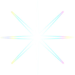 isolate minimalist sparkle star elements