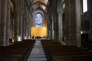 La cathédrale de Tulle, ville de Tulle, département de la Corrèze, France