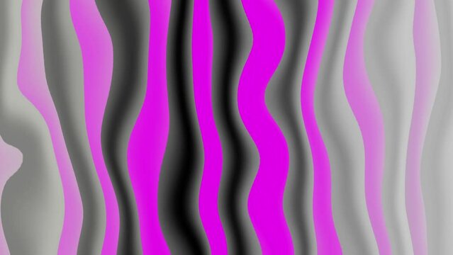 Abstract animated wavy pattern in shades of pink and gray suitable for background.