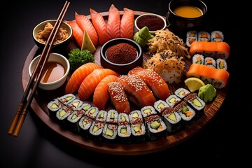 Sushi Elegance Close Up