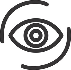 eye icon vector illustration