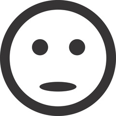 emoji icon vector outline transparent