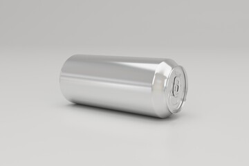 Soda Beverage Tin Can Packaging Mockup