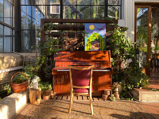 Nature's Melody: Aesthetic Piano in the Outdoors