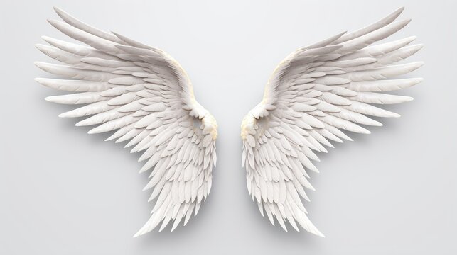 Angel Wings: White Feathered Symbol of Purity