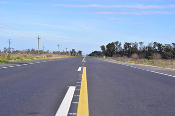 carretera, autopista, asfaltar, viajando, cielo, paisaje, camino, campestre, naturaleza, conducir,...