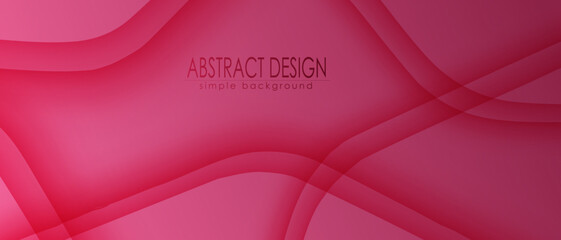 Red gradient abstract background with arbitrary geometric shapes. Vector composition