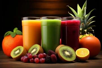 Savor diverse flavors in our fruit and veggie smoothie assortment