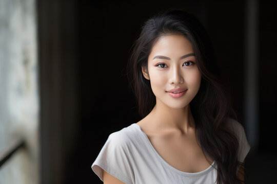 Beautiful Young Asian Woman Actor. Сoncept Beautiful Young Asian Women Actors, Media Representation Of Asians, Breaking Acting Stereotypes, Challenges Of Representation In Hollywood