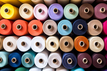 Fabric textile store cotton colorful shop