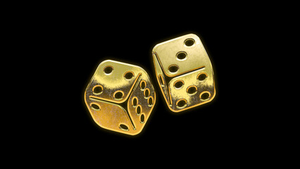 Gambling casino poker icons gold golden 
