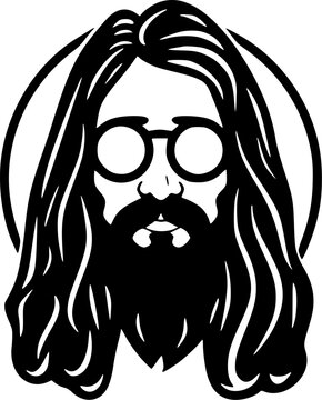 recommend clip art: Hippy - High Quality Vector Logo - Vector illustration ideal for T-shirt graphic