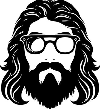 recommend clip art: Hippy - High Quality Vector Logo - Vector illustration ideal for T-shirt graphic