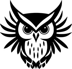 Obraz premium Owl - High Quality Vector Logo - Vector illustration ideal for T-shirt graphic