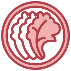 KIMCHI filled outline icon,linear,outline,graphic,illustration