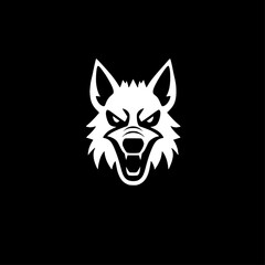 Dog - Black and White Isolated Icon - Vector illustration