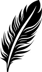 Feather - High Quality Vector Logo - Vector illustration ideal for T-shirt graphic