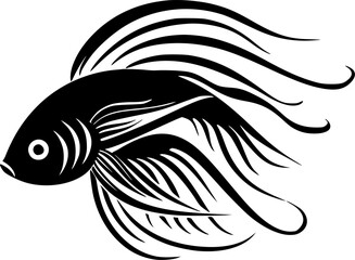 Naklejka premium Fish - High Quality Vector Logo - Vector illustration ideal for T-shirt graphic