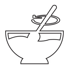 Stir, mix, cooking icon
