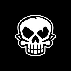 Obraz premium Skull - High Quality Vector Logo - Vector illustration ideal for T-shirt graphic