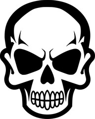Fototapeta premium Skull - High Quality Vector Logo - Vector illustration ideal for T-shirt graphic
