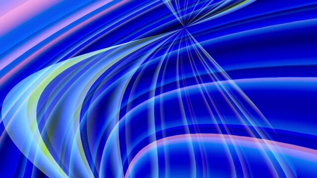 Abstract spiral motion animated background, abstract blue stripes twirl background. m_78