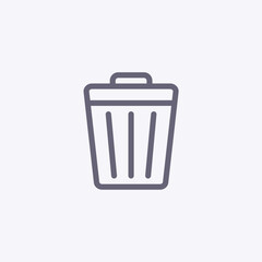 Efficient Data Management with Trash and Delete Icon: Perfect for UI, Web, and App Design - Streamline Removal, Deletion, and Cleanup Tasks with These Disposal Symbols