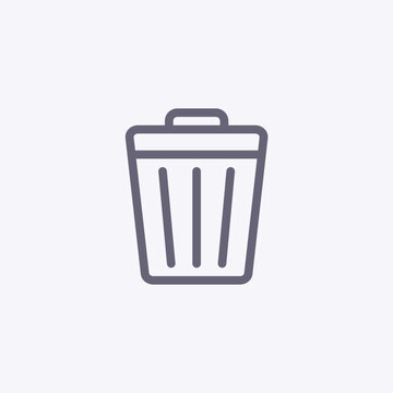 Efficient Data Management with Trash and Delete Icon: Perfect for UI, Web, and App Design - Streamline Removal, Deletion, and Cleanup Tasks with These Disposal Symbols