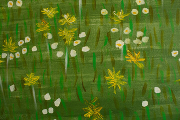 Detail of the Painting as a Background
