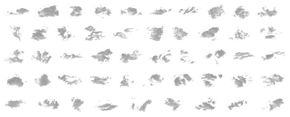 Biała chmura, dym, abstrakcja, tło © markstudio2008