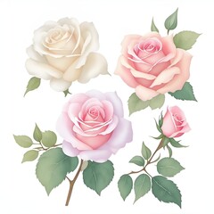 pattern with roses