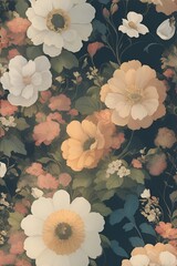 vintage floral background