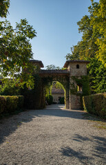 Fototapeta na wymiar Borgo di Grazzano Visconti, provincia di Piacenza, Emilia Romagna
