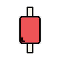 Obraz premium Pin Rolling Tool Icon