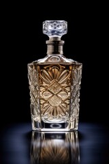 Luxury Patron Silver Tequila Bottle Isolated on White Background as Alcoholic Beverage Drink - obrazy, fototapety, plakaty