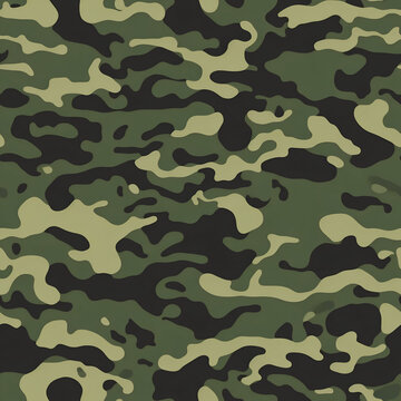 Camouflage military grunge pattern, generative ai