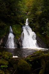 Triberg Waterfall, Triberg, Schwarzwald, Germany. Waterfall in the Black Forest