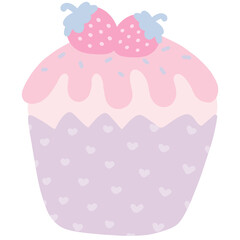 cupcake strawberry 