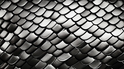 Black and white snake skin pattern