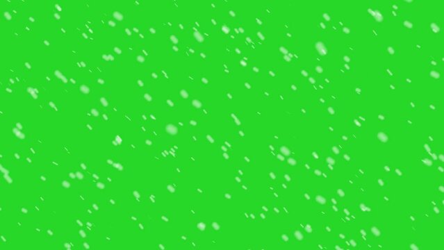 Snowfall green screen overlay animated snow falling free video