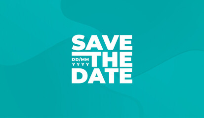 Save the date banner. Can be used for business, marketing and advertising. logo graphic design of event summit made for Technology and upcoming events. Vector EPS 10