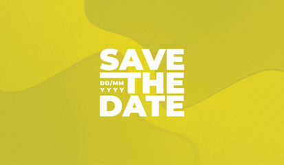 Save the date banner. Can be used for business, marketing and advertising. logo graphic design of event summit made for Technology and upcoming events. Vector EPS 10
