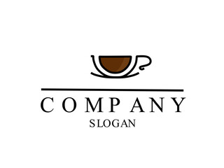Coffee and Tea Logo Concept Suitable for coffee and tea shop, cafes, food and beverage businesses.